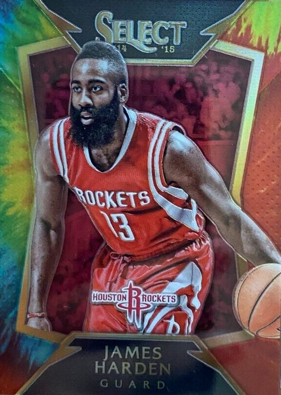 James Harden 2014 Select #26 Concourse Tie-Dye /25 PSA 10