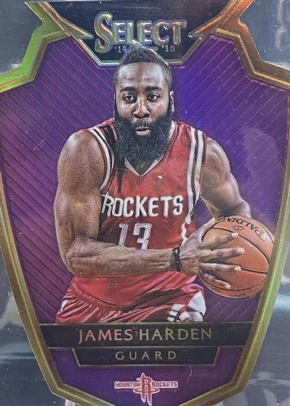 James Harden 2014 Select #131 Premier Level Purple Die-Cut /99 PSA 10