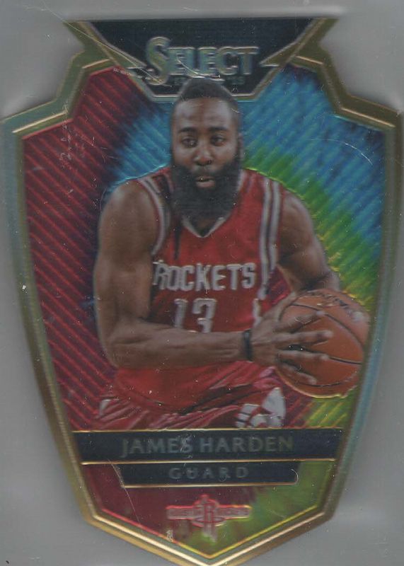 James Harden 2014 Select #131 Premier Level Tie-Dye Die-Cut /25 PSA 10