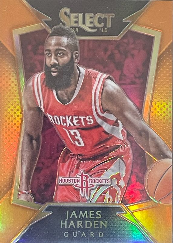 James Harden 2014 Select #26 Concourse Orange /60 PSA 10