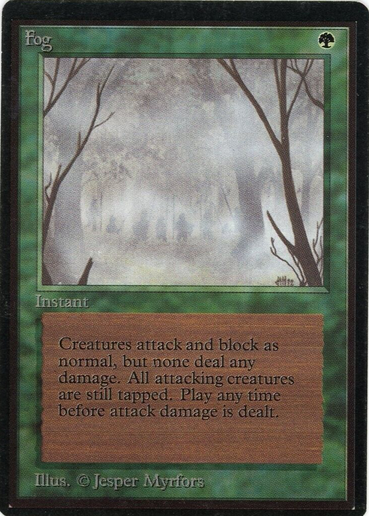 fog card mtg Magic: the Gathering - but only the morning fog The Best Fog Effects In