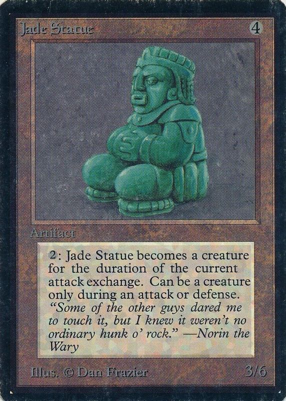 Jade Statue 1993 Beta Edition Base RAW