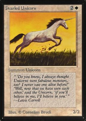 Pearled Unicorn 1993 Alpha Edition Base Price Guide - Sports
