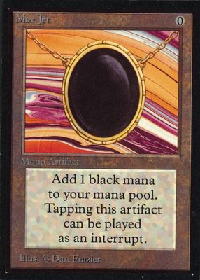 Mox Jet Unlimited Edition PSA 10 BGS 9.5 Gem Mint MTG Magic