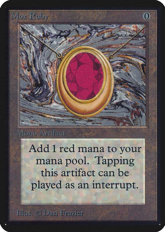 Mox Ruby 1993 Collector's Edition Base PSA 10