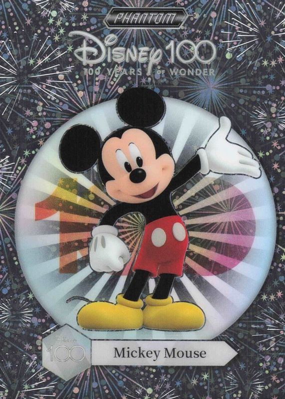 Mickey Mouse 2023 Kakawow Phantom Disney 100 Years of Wonder #PD-YH 1 Fireworks /100 PSA 9