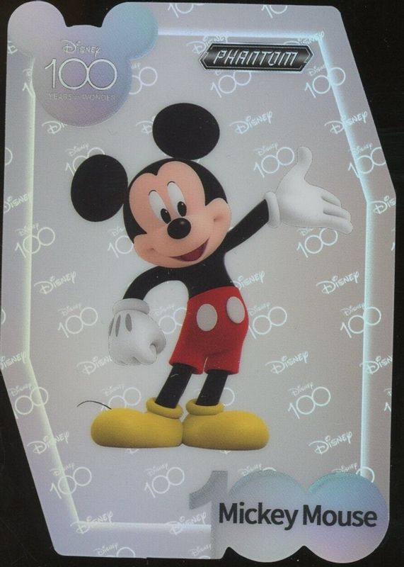 Mickey Mouse 2023 Kakawow Phantom Disney 100 Years of Wonder #PD-YX 1 Die-Cut /(Est. Print Run 4,500) PSA 10