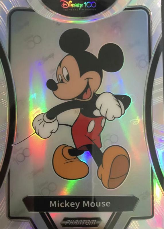 Mickey Mouse 2023 Kakawow Phantom Disney 100 Years of Wonder #PD-I 1 Silver /(Est. Print Run 1,200) SGC 10