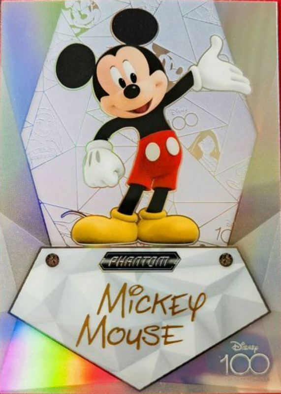 Mickey Mouse 2023 Kakawow Phantom Disney 100 Years of Wonder #PD-SIG 1 Signature /100 SGC 10