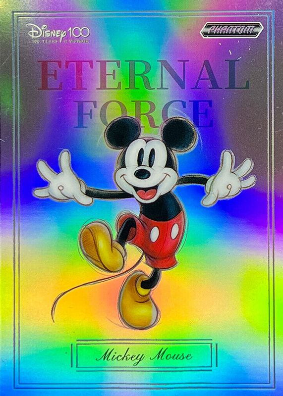 Mickey Mouse 2023 Kakawow Phantom Disney 100 Years of Wonder #PD-EF 1 Eternal Force /20 RAW