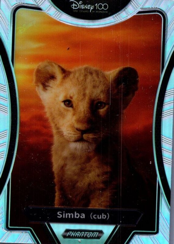 Simba (cub) 2023 Kakawow Phantom Disney 100 Years of Wonder #PD-I 151 Silver /(Est. Print Run 1,200) BGS 8.5