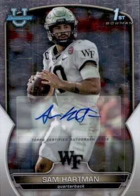 2022 Bowman Chrome University #51 Prospect Auto (1st)