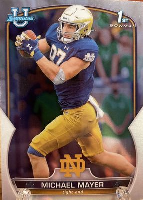 2022 Bowman Chrome University #41 Prospects (1st)