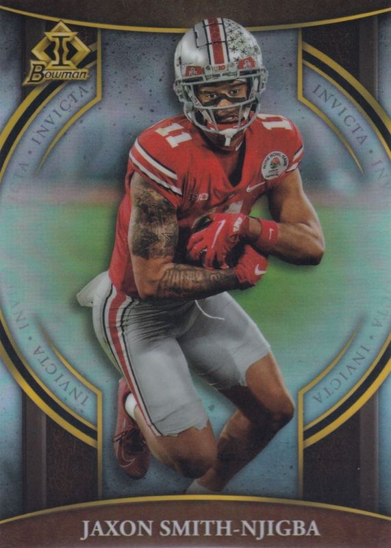 Jaxon Smith-Njigba 2022 Bowman Chrome University #BI-11 Bowman Invicta PSA 10