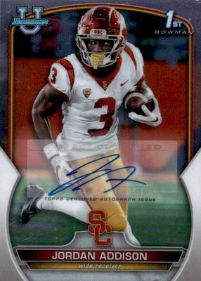 2022 Bowman Chrome University #36 Prospect Auto (1st)