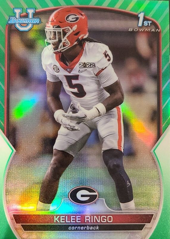 2022 Bowman Chrome University #68 Prospects - Green Refractor /99 (1st)