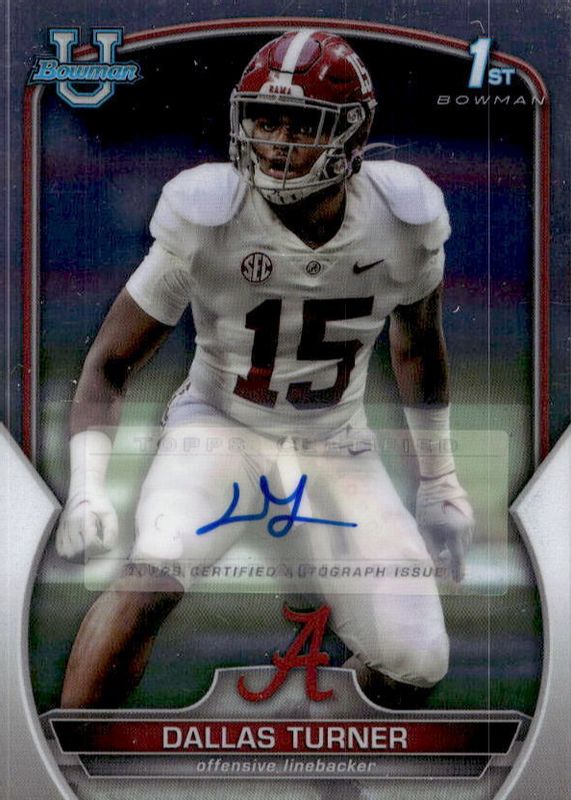 2022 Bowman Chrome University #6 Prospect Auto (1st)