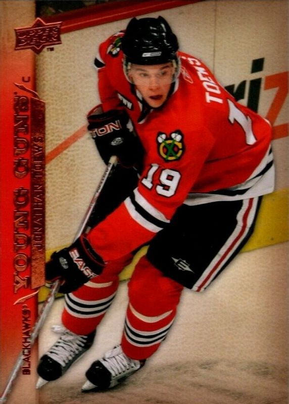 Jonathan Toews 2007 Upper Deck #462 Young Guns Base Rookie BGS 10 PRISTINE