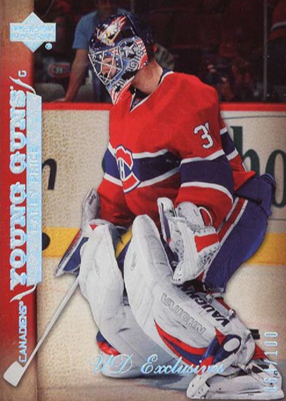 Carey Price 2007 Upper Deck #227 Young Guns - UD Exclusives /100 Rookie SGC 8