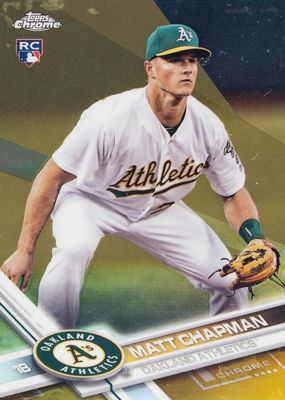 2017 Topps Chrome Update #HMT53 Gold Refractor /50