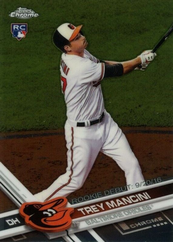 Trey Mancini 2017 Topps Chrome Update #HMT3 Rookie Debut Rookie BGS 9