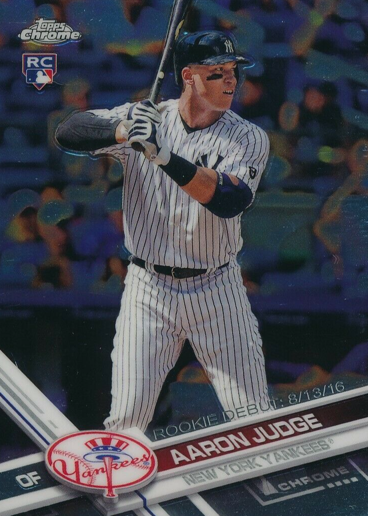 Charitybuzz: Rare Aaron Judge Signed 2013 Bowman Chrome Refractor #BDPP19  Rookie Card