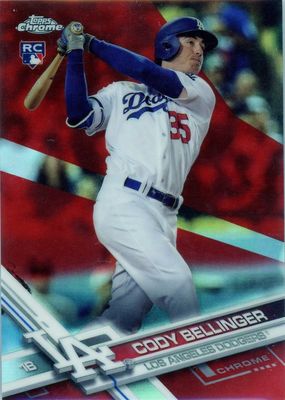 2017 Topps Chrome Update #HMT10 Red Refractor /25