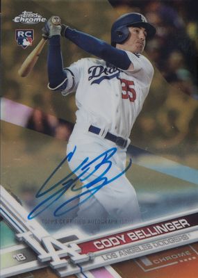 2017 Topps Chrome Update #HMT10 Autographs - Gold Refractor /50