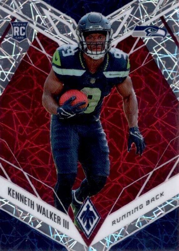 Kenneth Walker III 2022 Phoenix #118 Red Lazer (Rookie) /150 SGC 10