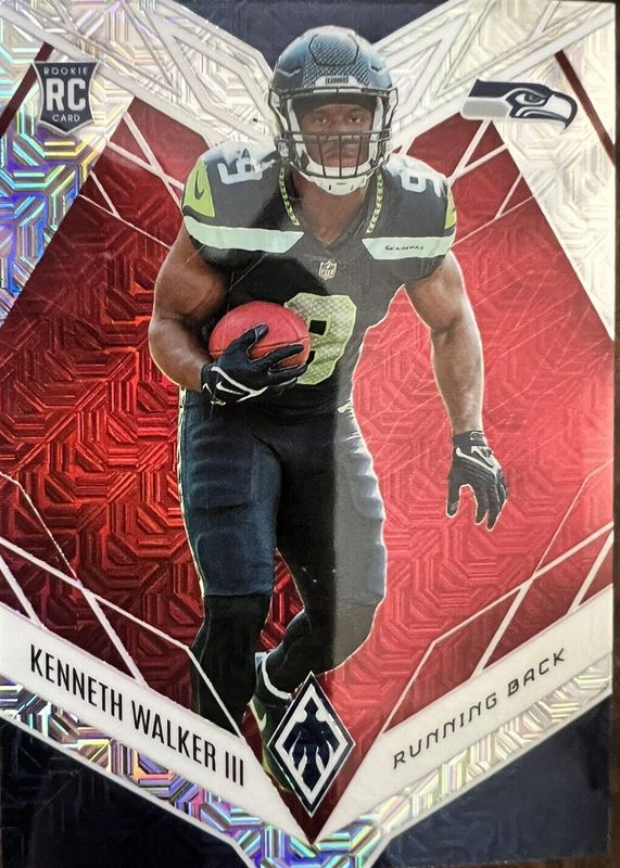 Kenneth Walker III 2022 Phoenix #118 Red Mojo (/10) Rookie RAW