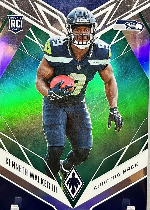 Kenneth Walker III 2022 Phoenix #118 Green /25 Rookie RAW