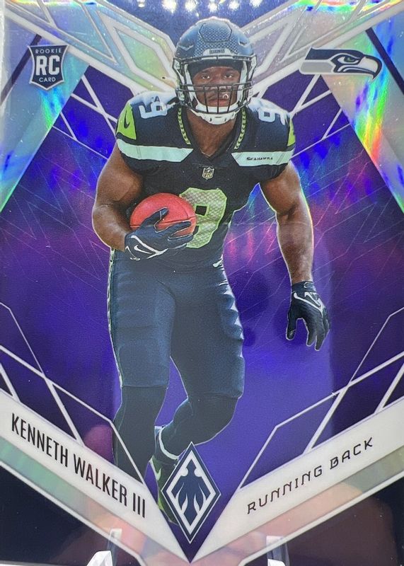 Kenneth Walker III 2022 Phoenix #118 Purple /125 Rookie RAW