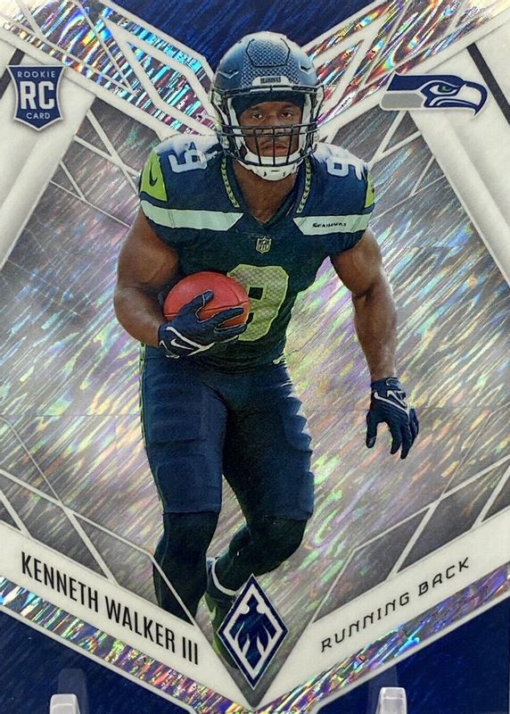 Kenneth Walker III 2022 Phoenix #118 White Shimmer /(SSP) Rookie RAW