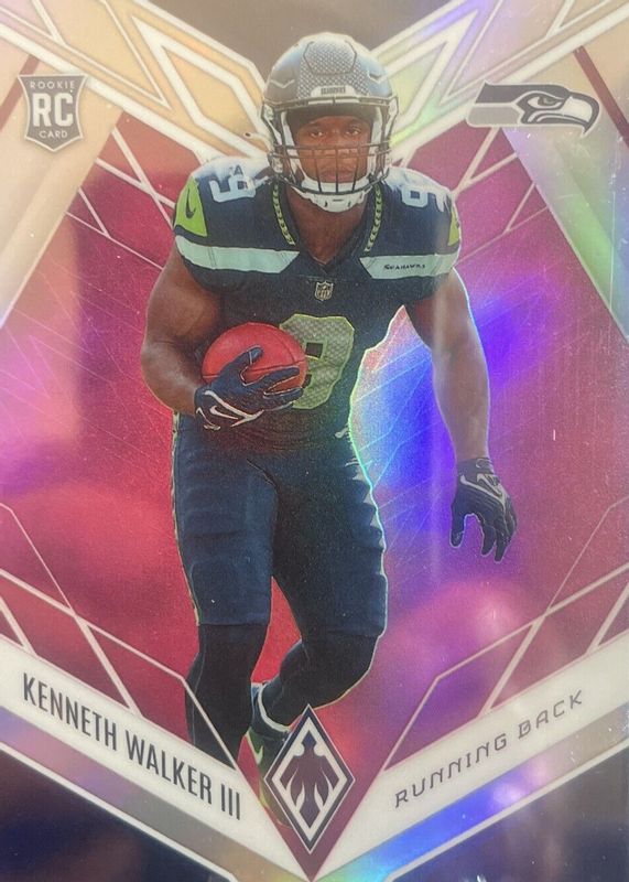 Kenneth Walker III 2022 Phoenix #118 Pink /199 Rookie RAW