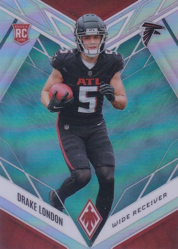 Drake London 2022 Phoenix #107 Teal /150 Rookie SGC 9.5