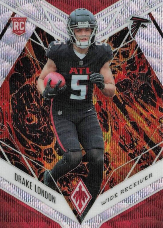 Drake London 2022 Phoenix #107 Lava /175 Rookie SGC 10