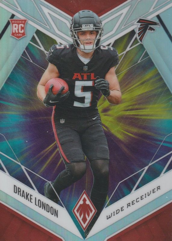 Drake London 2022 Phoenix #107 Color Burst Rookie SGC 10