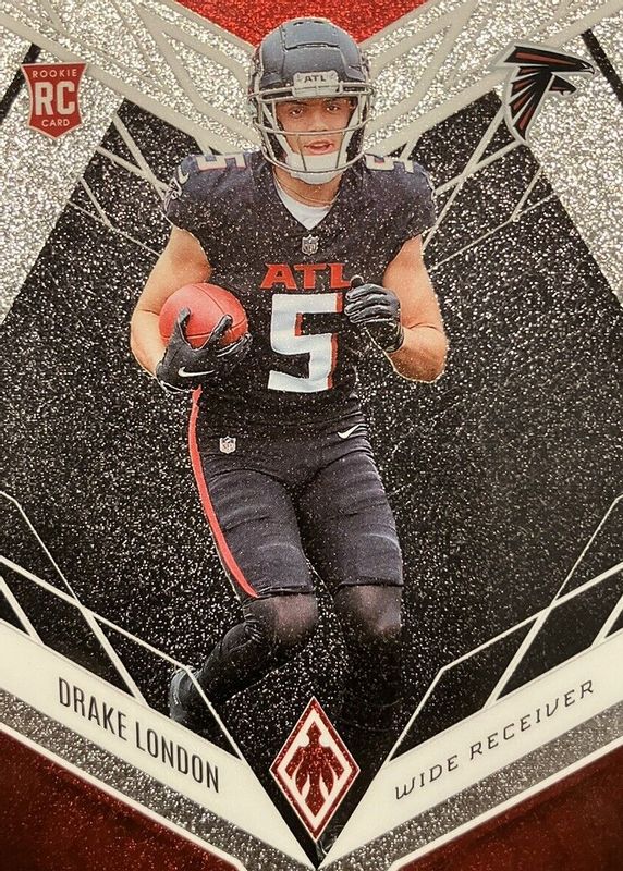 Drake London 2022 Phoenix #107 Onyx (/5) Rookie SGC 10