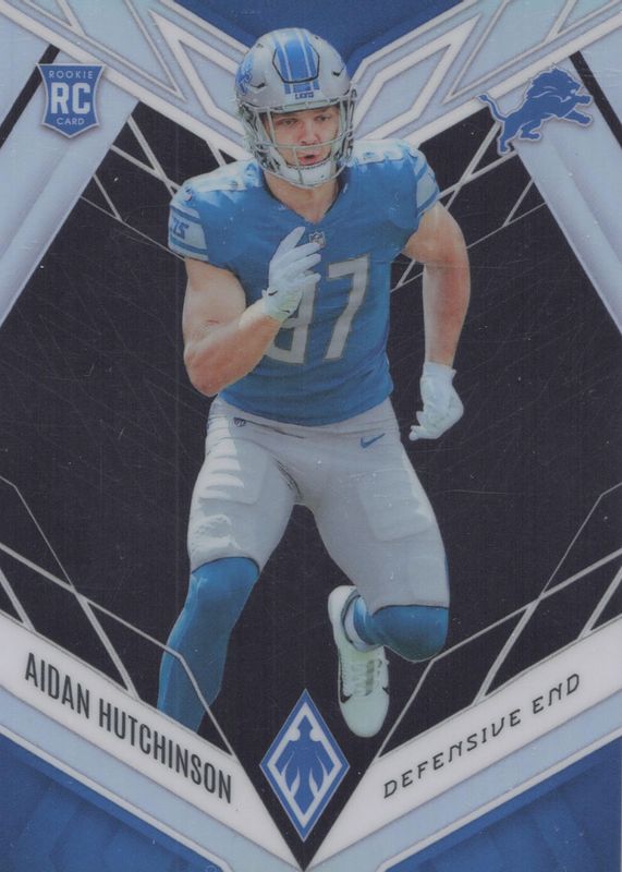 Aidan Hutchinson 2022 Phoenix #113 Black /10 Rookie RAW