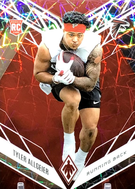 Tyler Allgeier 2022 Phoenix #144 Red Lazer (Rookie) /150 RAW