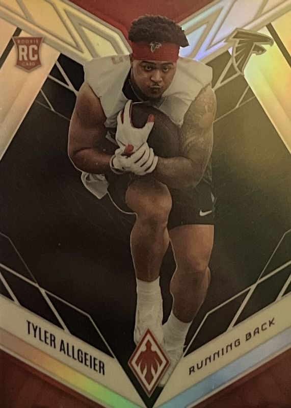 Tyler Allgeier 2022 Phoenix #144 Black /10 Rookie RAW