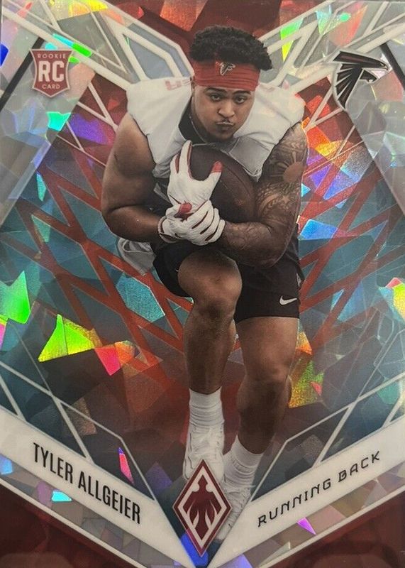 Tyler Allgeier 2022 Phoenix #144 Fire & Ice /50 Rookie SGC 10