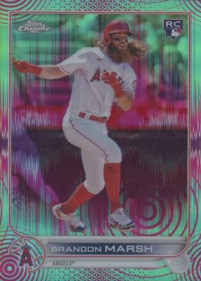 2022 Topps Chrome Sonic #133 Aqua & Pink Sonic Pulse Refractor /199
