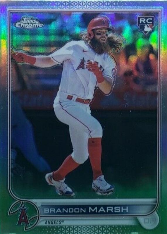 Brandon Marsh 2022 Topps Chrome Sonic #133 Refractor Rookie PSA 10