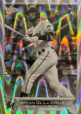 2022 Topps Chrome Sonic #216 Black & White RayWave Refractor