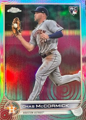 2022 Topps Chrome Sonic #43 Aqua & Pink Sonic Pulse Refractor /199