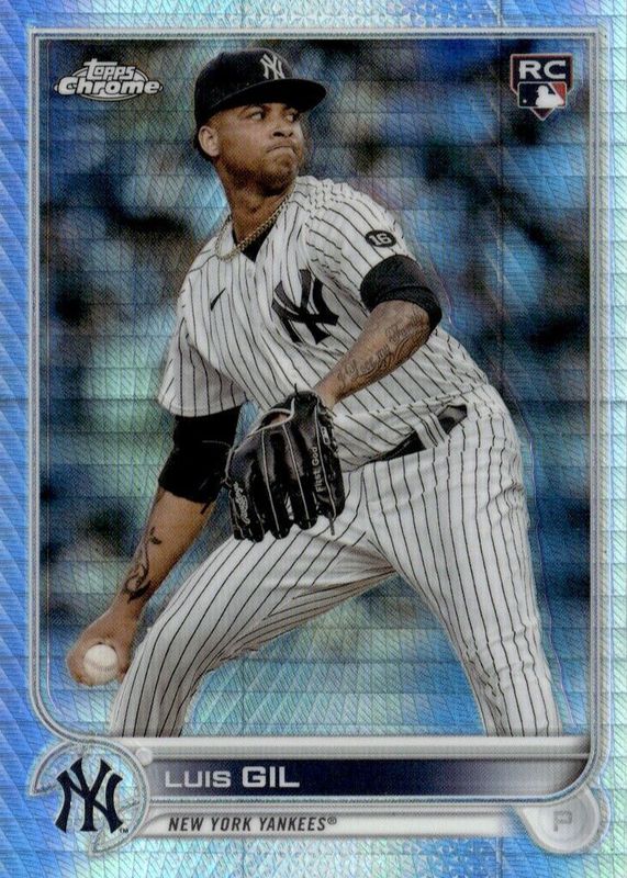 Luis Gil 2022 Topps Chrome Sonic #202 Prism Refractor Rookie SGC 9.5