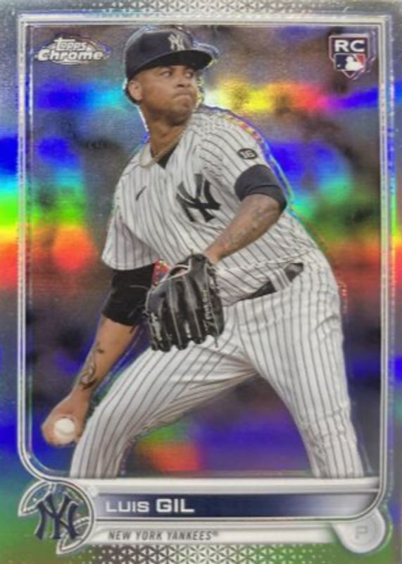 Luis Gil 2022 Topps Chrome Sonic #202 Refractor Rookie SGC 9.5