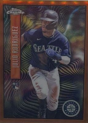 2022 Topps Chrome Sonic #EX-2 Expose - Orange Refractor /25
