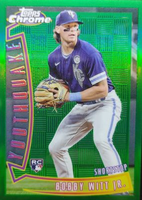 2022 Topps Chrome Sonic #YQ-1 Youthquake - Green Refractor /99